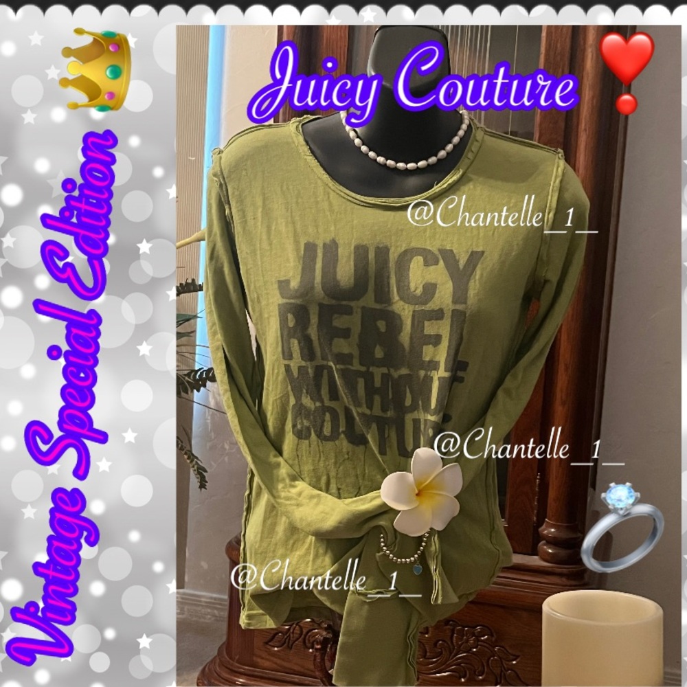 NWOT Gorgeous Juicy Couture shirt vintage long sleeve
